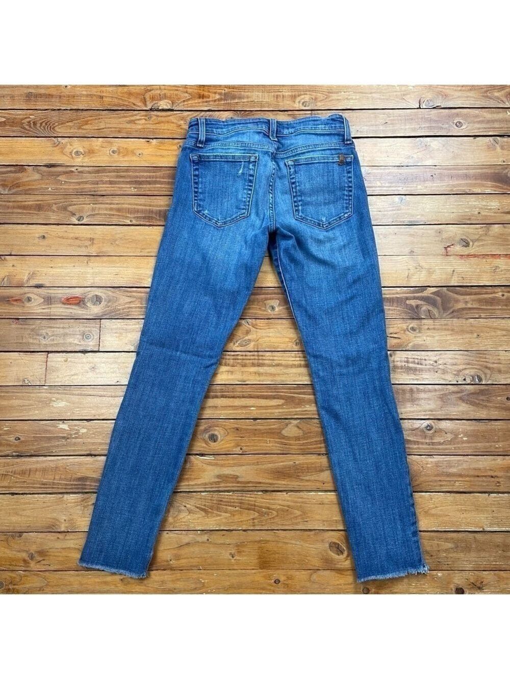 Joe’s jeans blue mid rise waist skinny distressed ripped denim stretchy size 26 - Picture 16 of 16